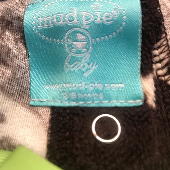 Mud Pie Giraffe Print Long Sleeved Dress 12-18 Months - Picture 4 of 4